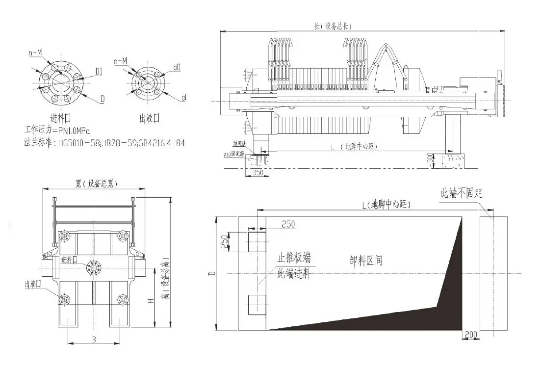 壓濾機(jī)結(jié)構(gòu)圖